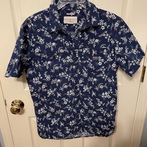 Ralph Lauren Denim & Supply Men's Navy Floral Shirt Medium